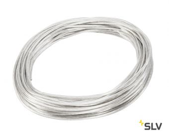 TENSEO, тросик в изоляции, сечение 4 кв.мм, 25А макс., 48В макс., 20 метров, белый