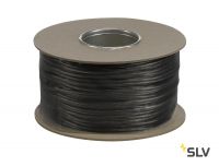 TENSEO, тросик в изоляции, сечение 6 кв.мм, 25А макс., 48В макс., погонный метр, черный