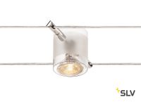 TENSEO, COMET светильник 12В AC для лампы QR-C51 50Вт макс., хром / стекло частично матовое