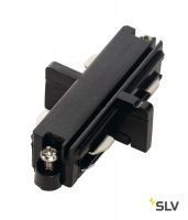1PHASE-TRACK, коннектор прямой внутренний электрический, черный