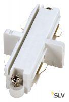 1PHASE-TRACK, коннектор прямой внутренний электрический, белый