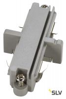 1PHASE-TRACK, коннектор прямой внутренний электрический, серебристый