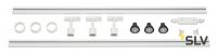 1PHASE-TRACK, комплект из 2-х шинопроводов по 1м, 3-х PURI с LED 4.3Вт, аксессуаров, белый