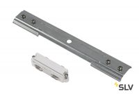 1PHASE-TRACK R, комплект коннекторов прямых, (механический и внутренний электрический), никель/белый