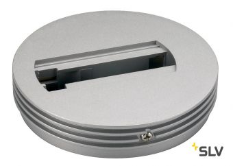 1PHASE-TRACK, основание накладное для светильника с адаптером, 2кг макс., 6А макс., серебристый