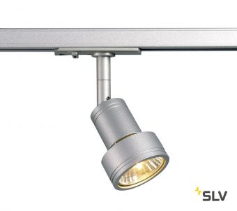 1PHASE-TRACK, PURI светильник для лампы GU10 50Вт макс., серебристый