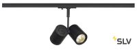 1PHASE-TRACK, BIMA 2 светильник для 2-x ламп GU10 по 50Вт макс., черный
