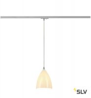 1PHASE-TRACK, TONGA PD светильник подвесной для лампы Е14 60Вт макс., керамика белая/ ад-р серебр.