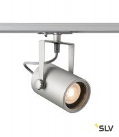 1PHASE-TRACK, EURO SPOT GU10 светильник для лампы GU10 25Вт макс., серебристый