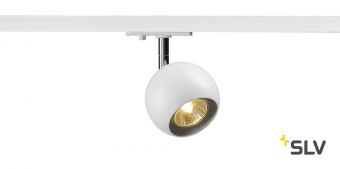 1PHASE-TRACK, LIGHT EYE 90 светильник для лампы GU10 50Вт макс., белый/ хром