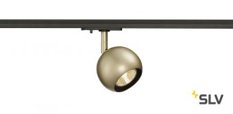 1PHASE-TRACK, LIGHT EYE 90 светильник для лампы GU10 50Вт макс., латунь/ черный