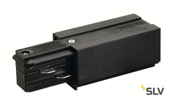 3Ph | EUTRAC®, разъём питания торцевой, 16А макс., GND слева, черный