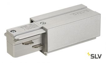 3Ph | EUTRAC®, разъём питания торцевой, 16А макс., GND слева, серебристый