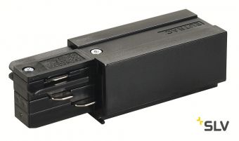 3Ph | EUTRAC®, разъём питания торцевой, 16А макс., GND справа, черный