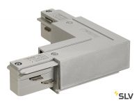 3Ph | EUTRAC®, L-коннектор с разъёмом питания, 16А макс., GND по внутр. углу, серебристый