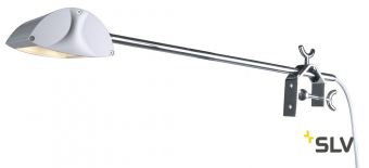 NEPRO DISPLAY светильник на струбцине для лампы QT-DE12 R7s 118мм 300Вт макс., серебристый / хром