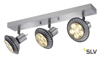 ASTO TRIPLE светильник накладной для 3-х ламп GU10 по 75Вт макс., матированный алюминий