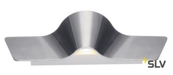 WAVE 45 WL светильник настенный 21Вт с LED 3000К, 1400лм, матированный алюминий