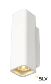 PLASTRA UP-DOWN QPAR51 WL-1 светильник настенный для 2-х ламп GU10 по 35Вт макс., белый гипс