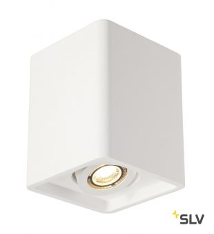 PLASTRA 15 SINGLE светильник потолочный для лампы GU10 35Вт макс., белый гипс