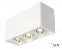 PLASTRA 35 TRIPLE светильник потолочный для 3х ламп GU10 по 35Вт макс., белый гипс