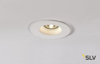 PLASTRA DL GU10 ROUND светильник встраиваемый для лампы GU10 35Вт макс., белый гипс