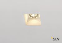 PLASTRA DL GU10 SQUARE светильник встраиваемый для лампы GU10 35Вт макс., белый гипс