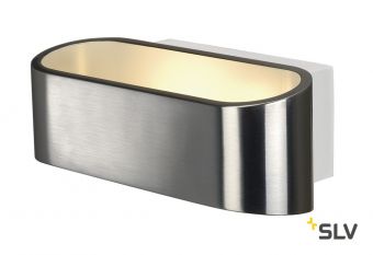 ASSO 70 LED светильник настенный 7.6Вт с LED 3000К, 350лм, матированный алюминий / белый