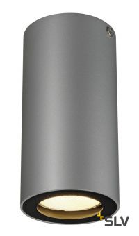 ENOLA_B CL-1 светильник потолочный для лампы GU10 35Вт макс., серебристый/ черный