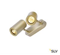 ENOLA_B DOUBLE SPOT светильник накладной для 2-х ламп GU10 по 50Вт макс., латунь