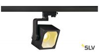 3Ph, EURO CUBE светильник 28.5Вт с  LED 3000К, 2100лм, 60°, CRI>90, черный