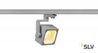 3Ph, EURO CUBE светильник 28.5Вт с  LED 3000К, 1950лм, 90°, CRI>90, серебристый