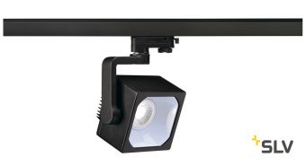 3Ph, EURO CUBE светильник 28.5Вт с  LED 4000К, 2150лм, 60°, CRI>90, черный