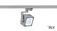 3Ph, EURO CUBE светильник 28.5Вт с  LED 4000К, 2150лм, 60°, CRI>90, серебристый