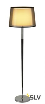 BISHADE SL-1 светильник напольный для лампы E27 40Вт макс., черный/ белый/ хром