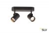 HELIA DOUBLE CW светильник накладной 18Вт с LED 3000К, 1200лм, 2х 35°, черный