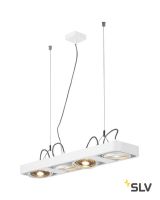 AIXLIGHT® R2 LONG QPAR111 светильник подвесной для 4-x ламп ES111 по 75Вт макс., белый