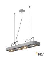 AIXLIGHT® R2 LONG QPAR111 светильник подвесной для 4-x ламп ES111 по 75Вт макс., серебристый