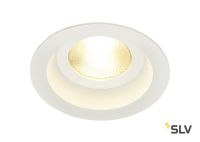 CONTONE® ROUND DtW светильник встраив. IP44 16Вт с LED 2000-3000К, 890лм, 30°, CRI>90, с БП, белый