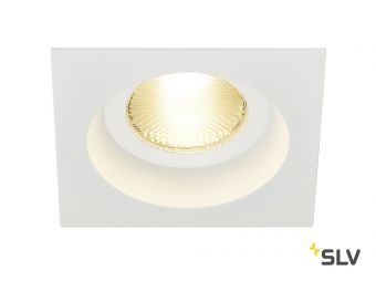 CONTONE® SQUARE DtW светильник встраив. IP44 16Вт с LED 2000-3000К, 890лм, 30°, CRI>90, с БП, белый