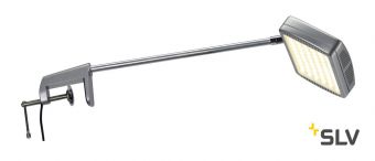 LED DISPLAY светильник на струбцине 16Вт с LED 3000К, 1100лм, 120°, серебристый