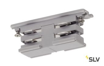 3Ph | S-TRACK, коннектор прямой внутренний электрический, 16А макс., серебристый
