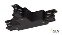 3Ph | S-TRACK, T-коннектор с разъёмом питания, GND слева, черный