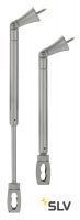 EASYTEC II®, стойка телескопическая 23-31см с шарниром для наклонных плоскостей, серебристая