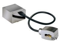 EASYTEC II®, разъём питания с кабелем 40см и основанием, 16А макс., хром