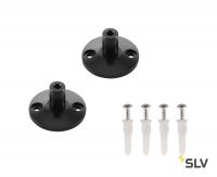 TENSEO, крепление тросика без натяжителя, 3см, 2 шт., черный