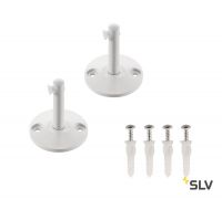 TENSEO, стойка опорная 6см для тросика, 2 шт., белый