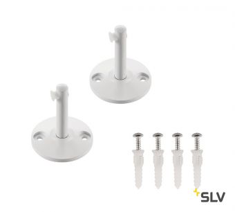 TENSEO, стойка опорная 6см для тросика, 2 шт., белый