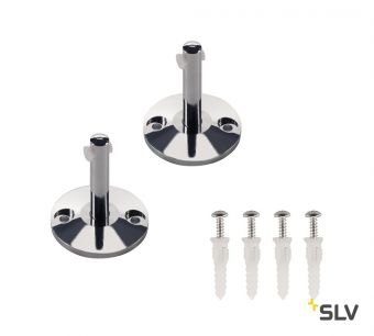 TENSEO, стойка опорная 6см для тросика, 2 шт., хром