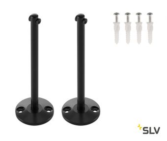 TENSEO, стойка опорная 16см для тросика, 2 шт., черный